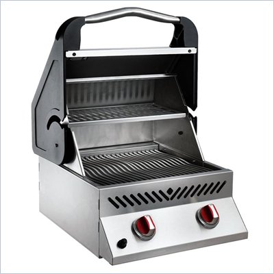 Napoleon Grills Sizzle Zone Built In Natural Gas Infrared Burner with Roll Top in Stainless Steel