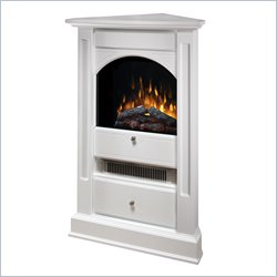Dimplex Chelsea Corner White Electric Fireplace