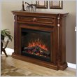 Dimplex Symphony Ovation Hartford Electric Fireplace in Aged Cherry with Ornate Inlays