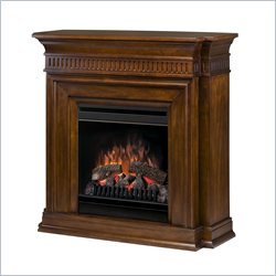 Dimplex Troy Free Standing Electric Fireplace in Burnished Walnut