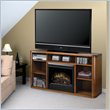 Dimplex Symphony Media Logan Electric Fireplace TV Stand in Burnished Walnut