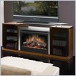Dimplex Symphony Media Marana TV Stand with Electric Fireplace in Cherry