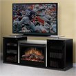 Dimplex Marana TV Stand with Electric Fireplace in Black