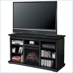 Dimplex Copeland Black TV Stand with Electric Fireplace