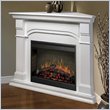 Dimplex Symphony Maestro Oxford Corner Electric Fireplace in White