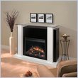 Dimplex Electraflame Bella Electric Fireplace in Gloss White and Black