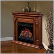 Dimplex Warren Corner Electric Fireplace in Burnished Walnut