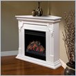 Dimplex Warren Corner Electric Fireplace in White