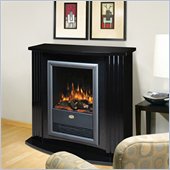 Electrolog by Dimplex Electraflame Mozart Electric Fireplace in Gloss Black