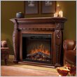 Dimplex Electraflame Vienna Electric Fireplace in Burnished Walnut