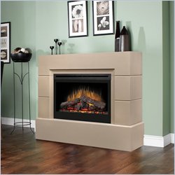 Dimplex Mason Electric Fireplace with Glass Ember Bed
