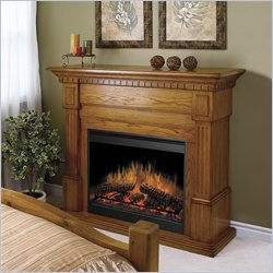 Dimplex Essex Electric Fireplace in Warm Oak