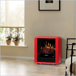 Dimplex Mini Free Standing Cube Stove in Red