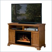 Dimplex Brookings Electric Fireplace Media Console in Dark Oak