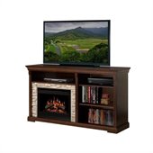Dimplex Edgewood Electric Fireplace Entertainment Cabinet in Espresso