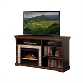 Dimplex Edgewood Electric Fireplace Entertainment Cabinet in Espresso