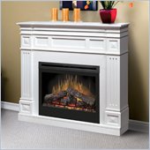 Dimplex Traditional 33 Electric Log Fireplace in White