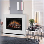 Dimplex Contemporary Covertable Corner 33 Electric Fireplace in White