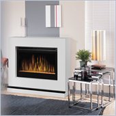 Dimplex Contemporary Covertable Corner 33 Electric Fireplace in White