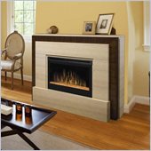 Dimplex Gibraltar Mantel Electric Fireplace in Tavertine