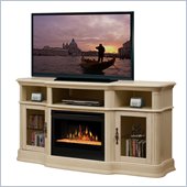 Dimplex Portobello Electric Fireplace Media Console in in Parchment