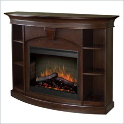 Dimplex Maestro Devon Nutmeg Electric Fireplace with Bookcase