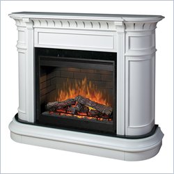 Dimplex Ovation Carlyle White Electric Fireplace
