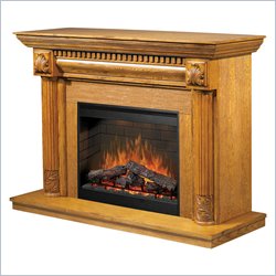 Dimplex Ovation Heritage Leaf Oak Electric Fireplace