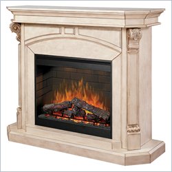 Dimplex Ovation Bromley Electric Fireplace in Alabaster
