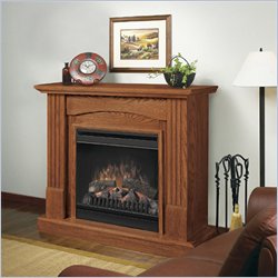 Electrolog By Dimplex Tessa Free Standing Electric Fireplace In Oak Picture