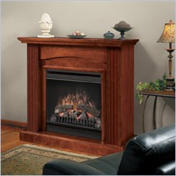 Electrolog By Dimplex Tessa Free Standing Electric Fireplace In Amaretto Picture