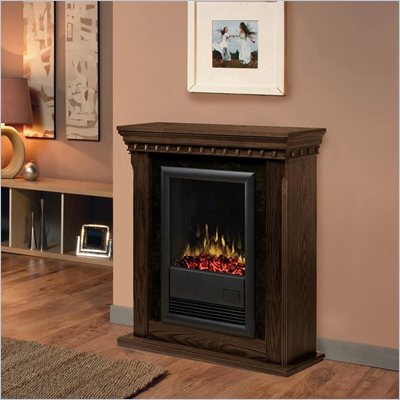 Dimplex Bravado II Indoor Electric Fireplace in Nutmeg