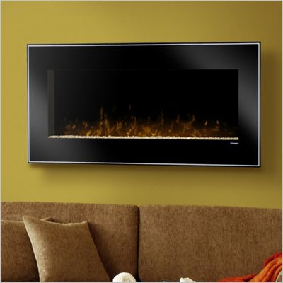 Dimplex Dusk Wall Mount Electric Fireplace in Black