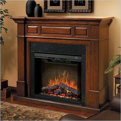 Dimplex Electraflame Newport Free Standing Electric Fireplace in Walnut