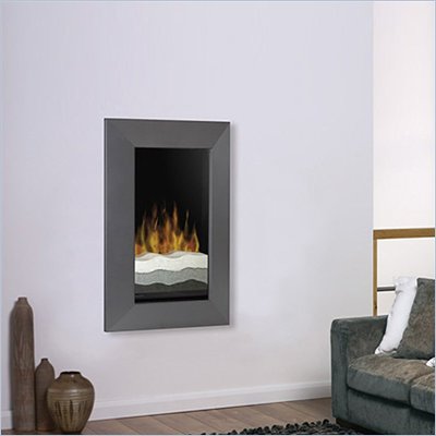 Dimplex Electraflame Wall Mount Electric Fireplace in Gunmetal