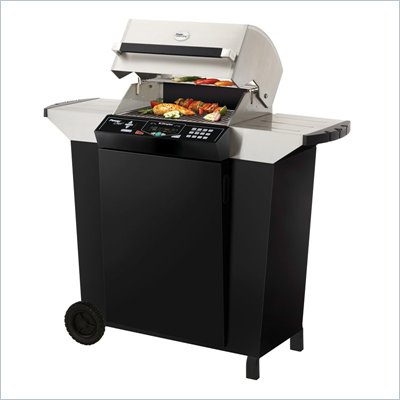 Dimplex Power Chef Compact Stainless Steel Electric Grill in Stainless Steel