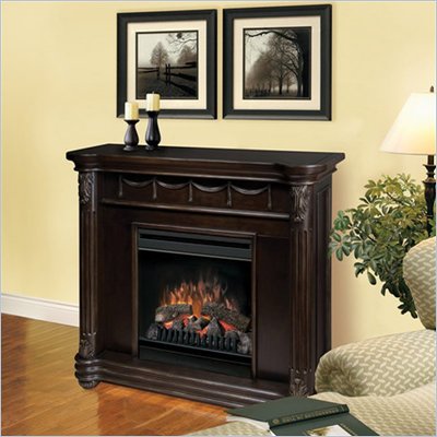Dimplex Rome Free Standing Electric Fireplace in Espresso Bronze