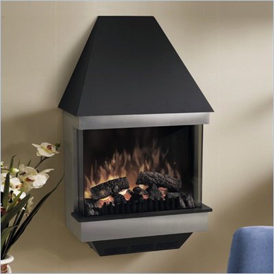 Dimplex Stainless Steel Wall Mounted Electric Fireplace Heater