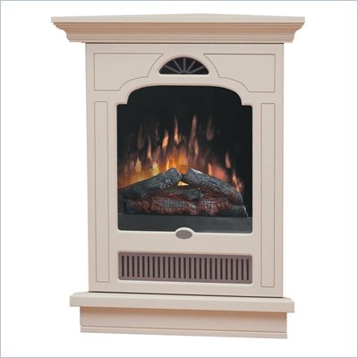 Dimplex Corner Wall Mounted Cream Electric Fireplace