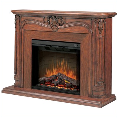 Dimplex Symphony Encore Classic French Free Standing Electric Fireplace in Oak