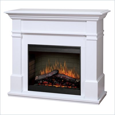 Dimplex Symphony Maestro Kenton Free Standing Electric Fireplace in White