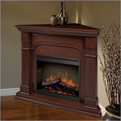 Dimplex Symphony Maestro Oxford Corner Electric Fireplace in Cherry