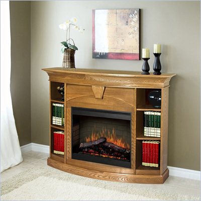 Dimplex Devon Free Standing Electric Fireplace in Oak