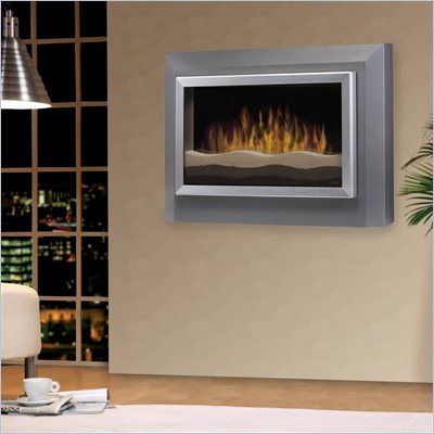 Dimplex Sahara Wall Mounted Electric Fireplace in Gunmetal