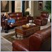 Catnapper Buckingham Three Piece Leather Living Room Sofa Set