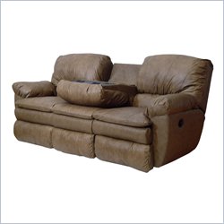 Catnapper Manhattan Dual Reclining Sofa with Selec-Table and Lumbar Massage