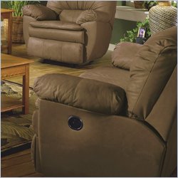 Catnapper Manhattan Dual Reclining Leather Loveseat by Catnapper
