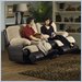Catnapper Shamrock Reclining Console Loveseat with Cupholders & Storage