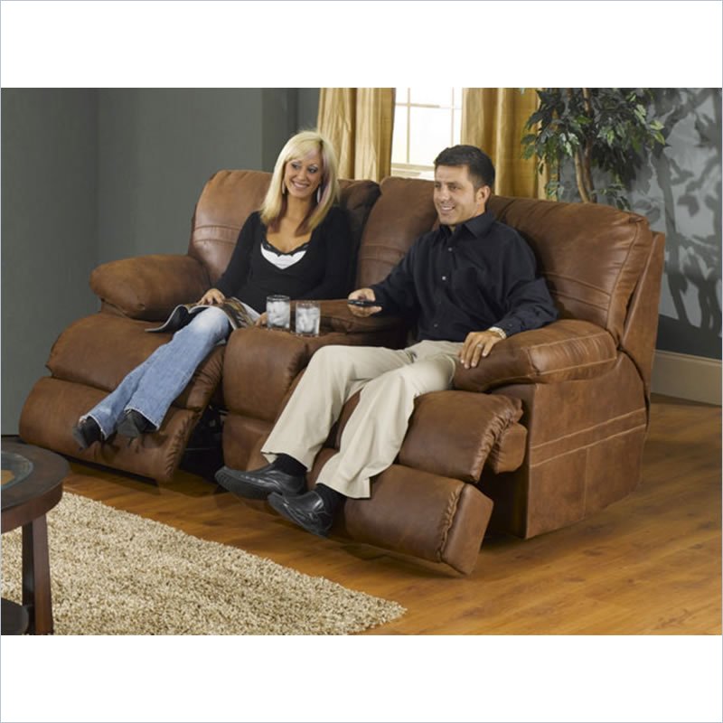 Catnapper Ranger Reclining Loveseat w/Console Cupholders & Storage