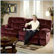 Catnapper Softie Console Sofa with Cupholders